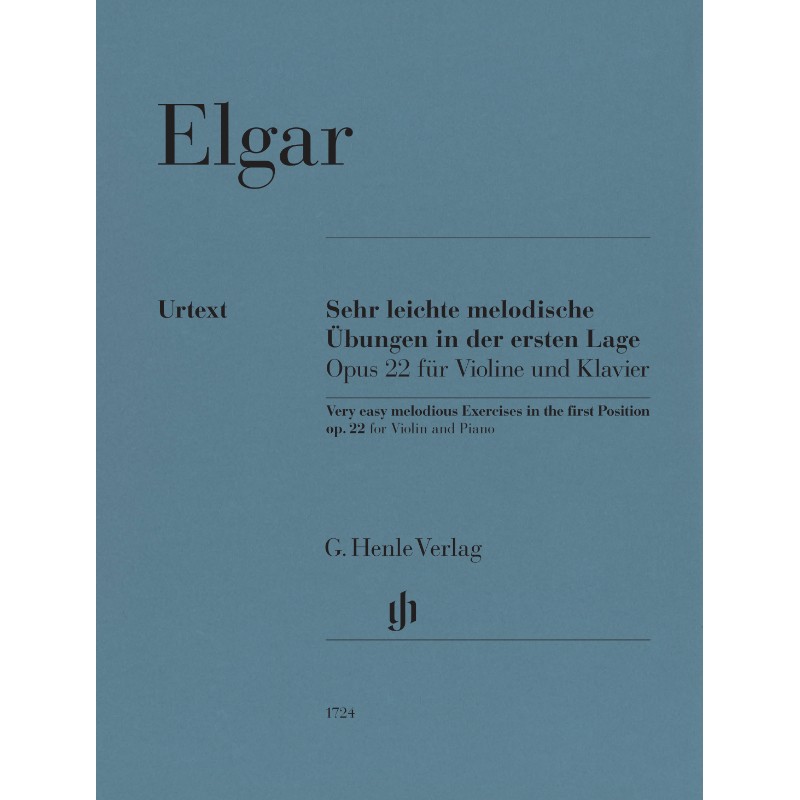 Sehr leichte melodische Ubungen in der ersten Lage op.22