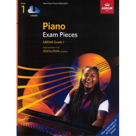 Piano Exam Pieces 2023&2024 Grade 1 + audio