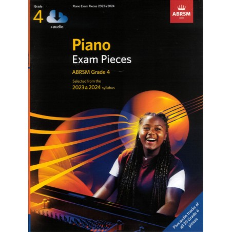 Piano Exam Pieces 2023&2024 Grade 4 + audio