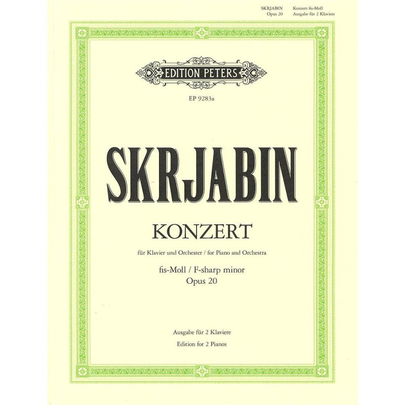 KONZERT FIS-MOLL OP.20
