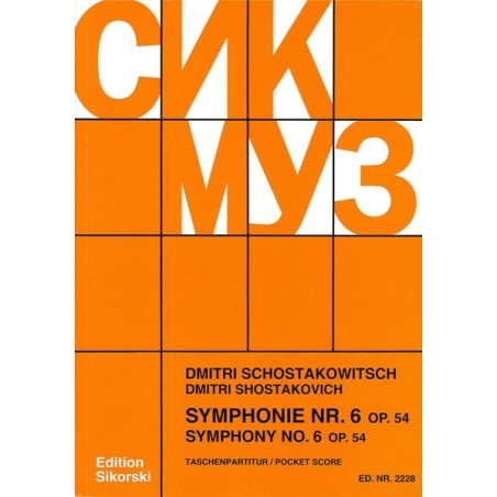 SYMPHONIE 6 OP.54