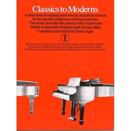 CLASSICS TO MODERNS 1