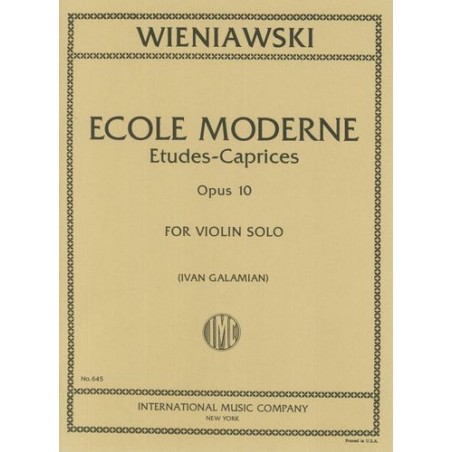 OP 10 ETUDES CAPRICES 10
