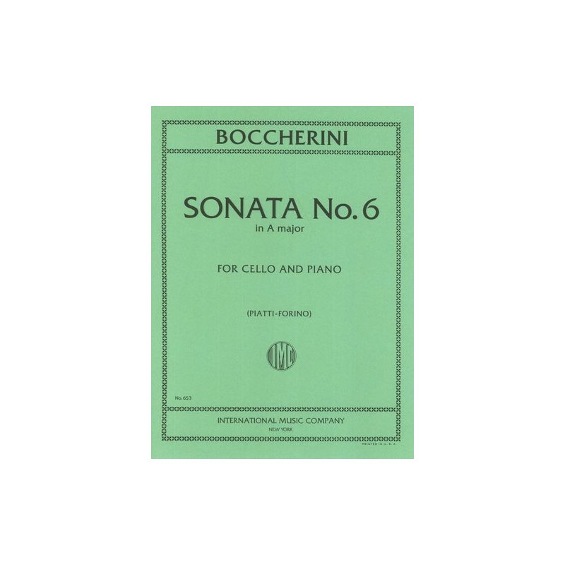SONATA 6 A-MAJOR