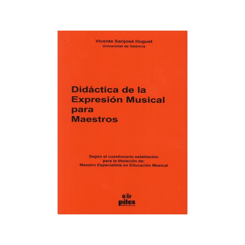 DIDACTICA EXPRESION MUSICAL MAESTROS