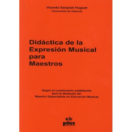 DIDACTICA EXPRESION MUSICAL MAESTROS