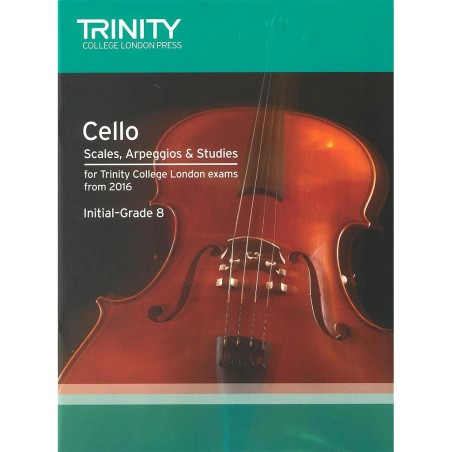 CELLO SCALES, ARPEGGIOS & STUDIES FROM 2016