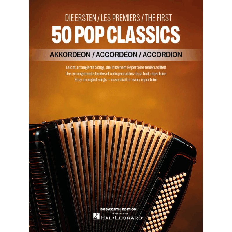 The First 50 Pop Classics for Accordion