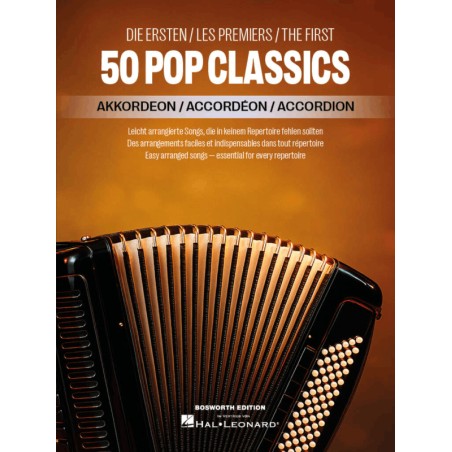 The First 50 Pop Classics for Accordion