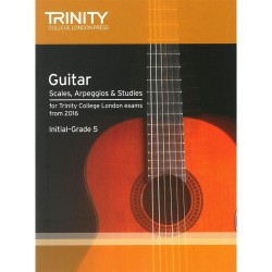 GUITAR SCALES, ARPEGGIOS FROM 2016 INITIAL-GRADE 5