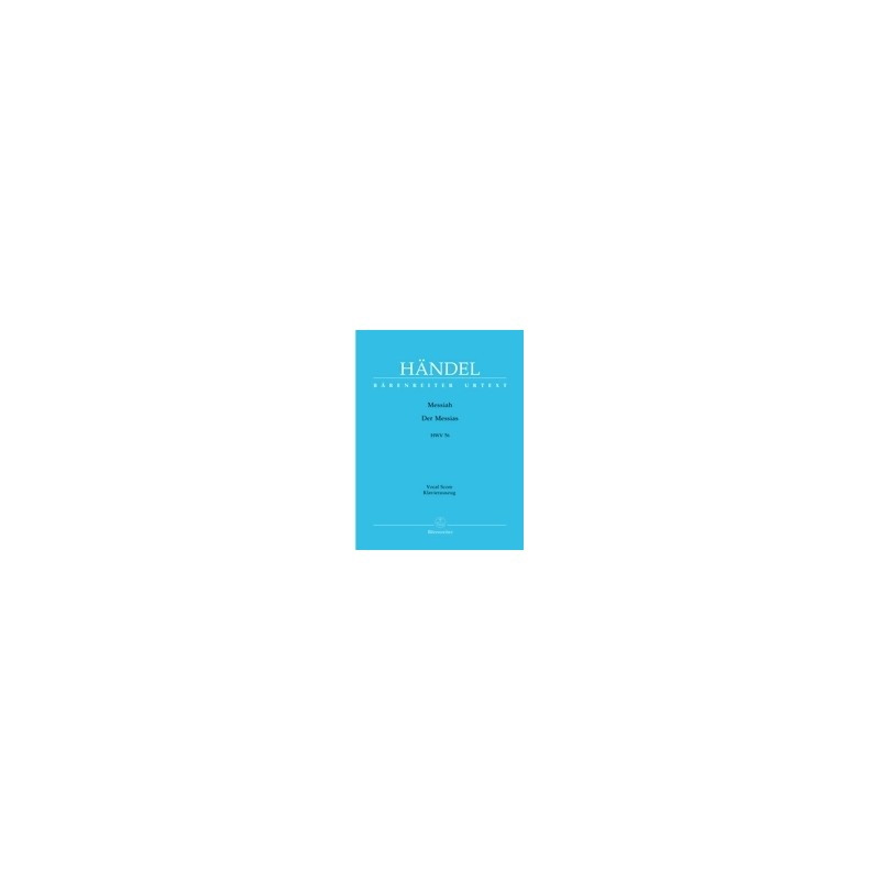 MESSIAS HWV.56 (DEUTSCH/ENGLISH)