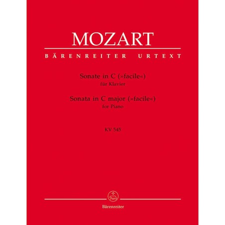 SONATA IN C "FACILE" KV.545