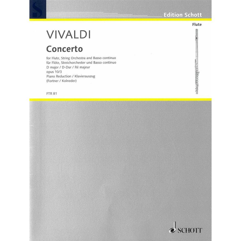FLOTENKONZERT OP.10/3 RV.428 "IL GARDELLINO"