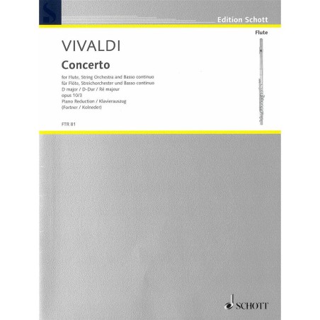 FLOTENKONZERT OP.10/3 RV.428 "IL GARDELLINO"