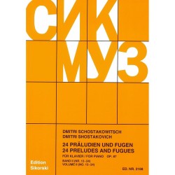 24 PRALUDIEN UND FUGEN OP 87/13-24