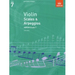 VIOLIN SCALES & ARPEGGIOS (FROM 2012) GRADE 7