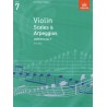 VIOLIN SCALES & ARPEGGIOS (FROM 2012) GRADE 7