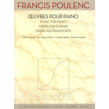 OEUVRES POUR PIANO
