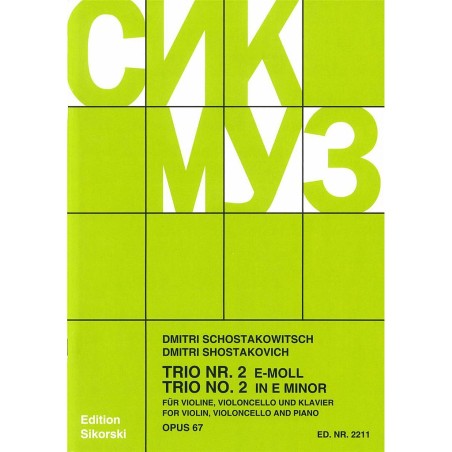 TRIO 2 E-MOLL OP 67