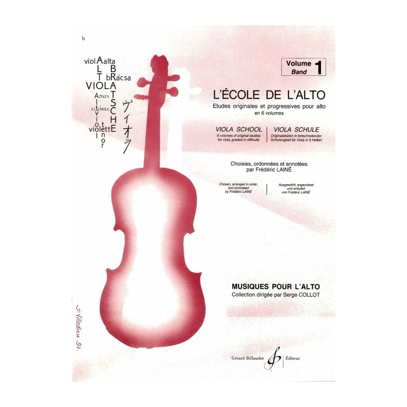 L'ECOLE DE L'ALTO 1