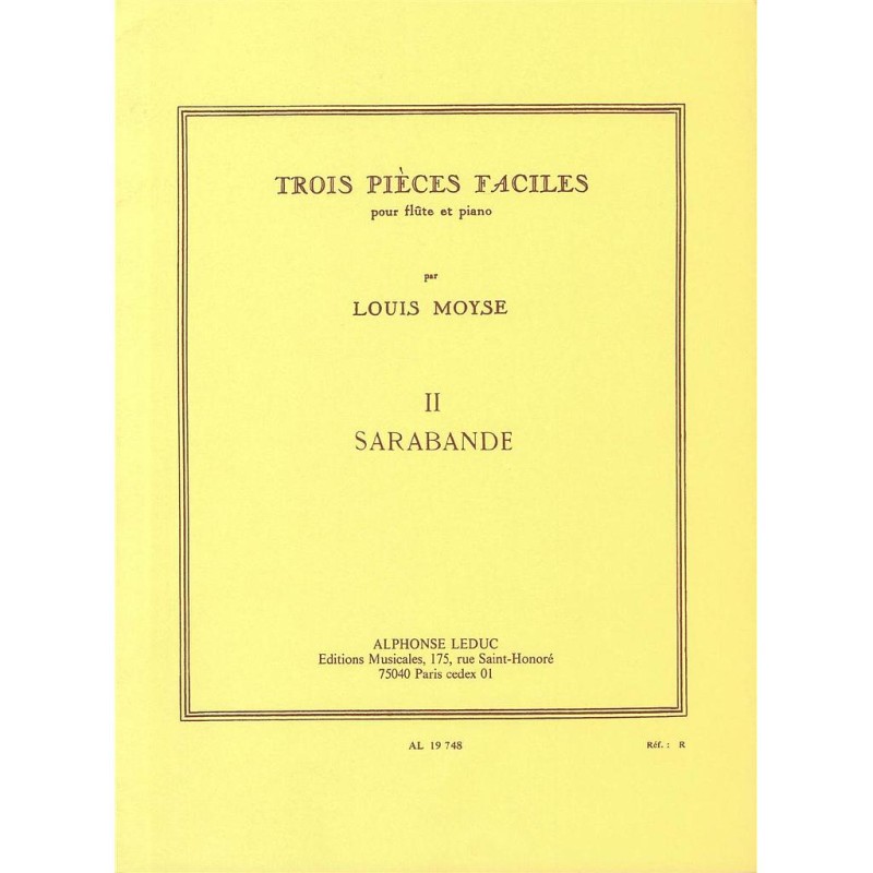 3 PIECES FACILES-SARABANDE