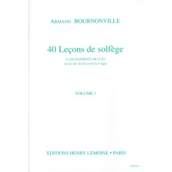40 LEÇONS DE SOLFEIG 2 CLES VOL.1