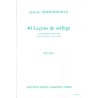 40 LEÇONS DE SOLFEIG 2 CLES VOL.1
