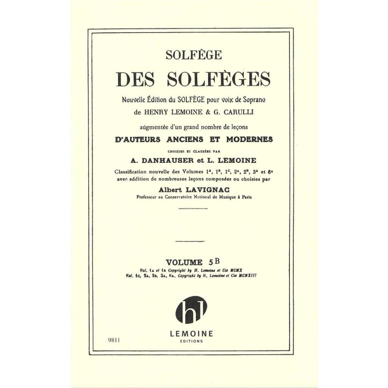 SOLFEO SOLFEOS 5-B
