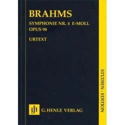 SYMPHONIE 4 E-MOLL OP.98