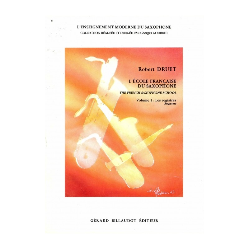 L'ECOLE FRANÇAISE DU SAXOPHONE VOL.1