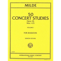 OP 26-30 CONCERT STUDIES VOL 1