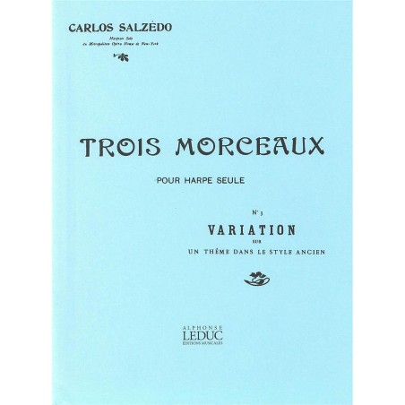 VARIATIONS SUR THEME STYLE ANCIEN OP.30