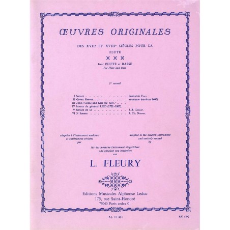 OEUVRES ORIGINALES DES XVII-XVIII SIECLE