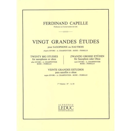 20 GRANDES ETUDES VOL.1