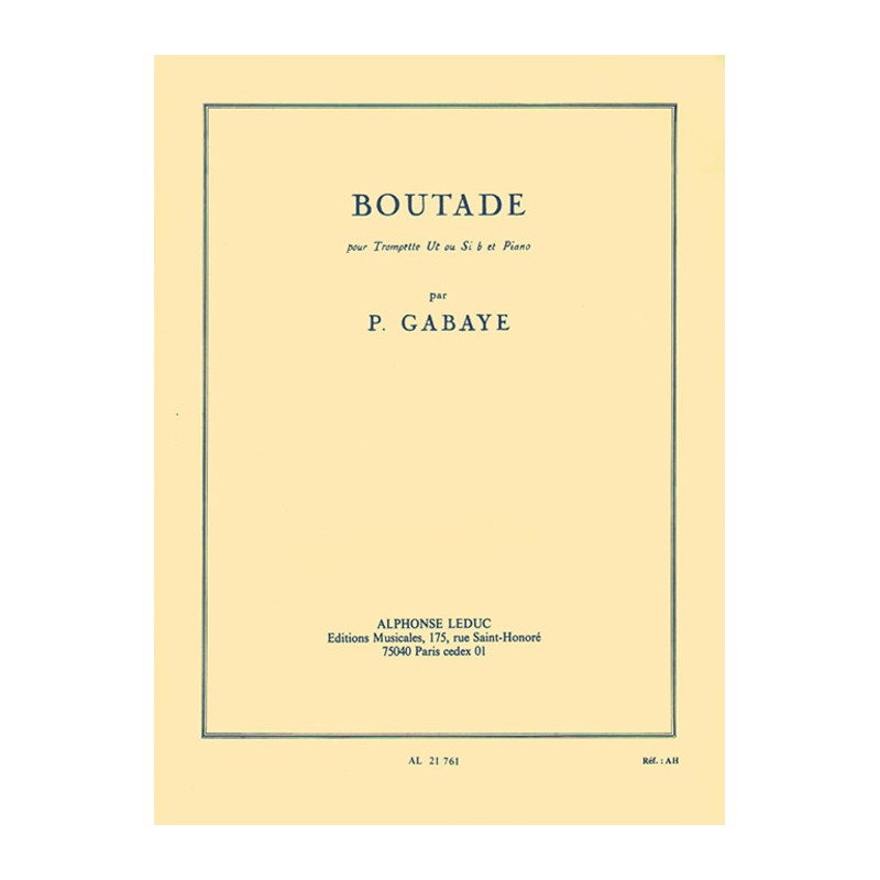 BOUTADE