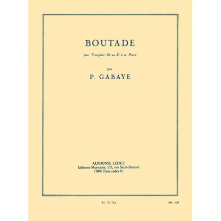 BOUTADE