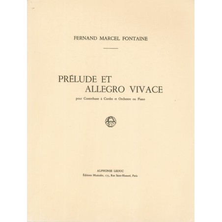 PRELUDE-ALLEGRO-VIVACE