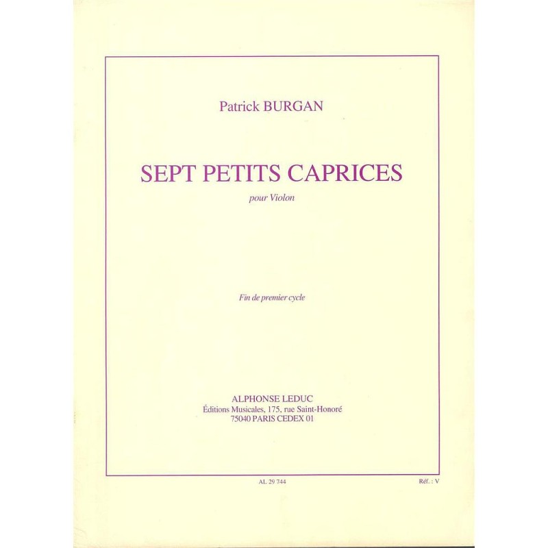 7 PETITS CAPRICES