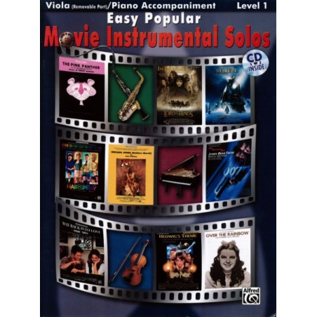 EASY POPULAR MOVIE INSTRUMENTAL SOLOS