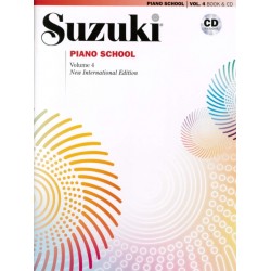 SUZUKI PIANO SCHOOL VOL.4 + CD