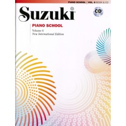 SUZUKI PIANO SCHOOL VOL.6 + CD