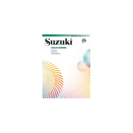 SUZUKI CELLO SCHOOL VOL.4 + CD