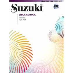 SUZUKI VIOLA SCHOOL VOL.8 + CD