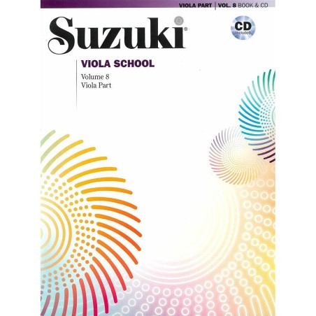 SUZUKI VIOLA SCHOOL VOL.8 + CD