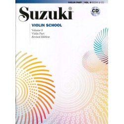 SUZUKI VIOLIN SCHOOL 8 (REVISED EDITION) + CD