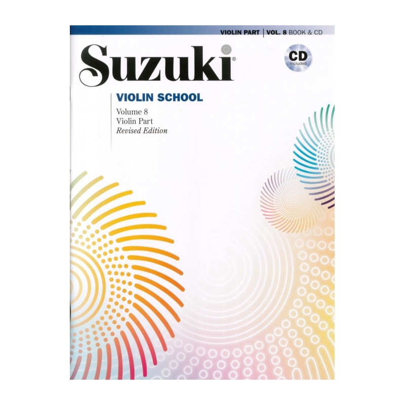 SUZUKI VIOLIN SCHOOL 8 (REVISED EDITION) + CD