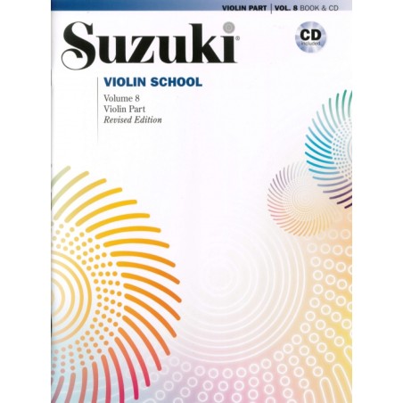 SUZUKI VIOLIN SCHOOL 8 (REVISED EDITION) + CD