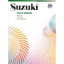 SUZUKI CELLO SCHOOL VOL.5 + CD