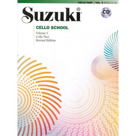 SUZUKI CELLO SCHOOL VOL.5 + CD