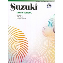 SUZUKI CELLO SCHOOL VOL.6 + CD